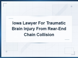 Rear-End Chain Collision Tbi Compensation in Iowa