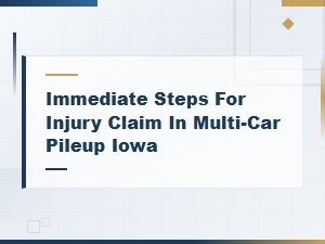 Filing an Injury Claim After an Iowa Multi-Car Pileup