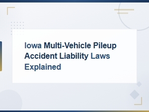 Iowa Multi-Vehicle Pileup Liability Laws Explained